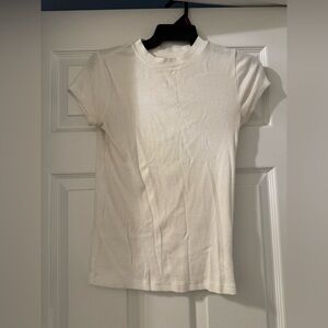 A New Day Cream Ribbed T-Shirt